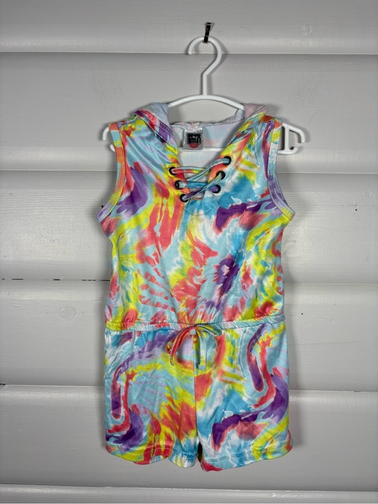 TNL Other - 3/$25 TNL Mode Girls Hooded Tie Dye Romper Hood Lace-Up Sleeveless 3T